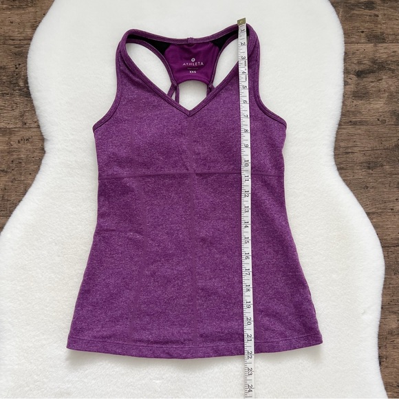 Athleta Equator Tank Top Sports Bra Purple XXS - Picture 11 of 14